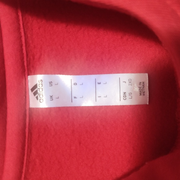 Maroon Adidas Hoodie - Picture 3 of 4